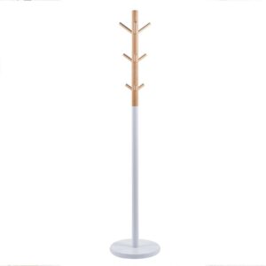 Καλόγερος ξύλινος Nextdeco βάση μέταλλο και ξύλο 172εκØ35εκ.