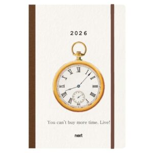 Next ημερολόγιο 2026 Trends Time ημερήσιο flexi με λάστιχο 14x21εκ.