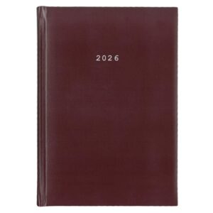 Next ημερολόγιο 2026 basic ημερήσιο δετό μπορντώ 14x21εκ.  Δυνατότητα εκτύπωσης