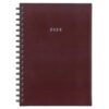 Next ημερολόγιο 2026 basic ημερήσιο σπιράλ μπορντώ 17x25εκ.  Δυνατότητα εκτύπωσης
