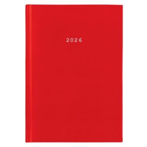 Next ημερολόγιο 2026 basic ημερήσιο δετό κόκκινο 14x21εκ.  Δυνατότητα εκτύπωσης