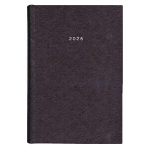 Next ημερολόγιο 2026 nest ημερήσιο δετό μαύρο 17x25εκ.  Δυνατότητα εκτύπωσης