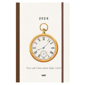 Next ημερολόγιο 2026 Trends Time ημερήσιο flexi με λάστιχο 12x17εκ.