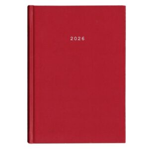 Next ημερολόγιο 2026 classic ημερήσιο δετό κόκκινο 17x25εκ.  Δυνατότητα εκτύπωσης