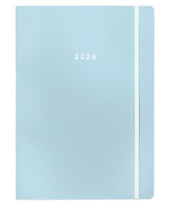 Next ημερολόγιο 2026 Pastel ημερήσιο flexi γαλάζιο με λάστιχο 12x17εκ.