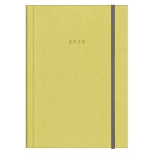 Next ημερολόγιο 2026 velvet ημερήσιο δετό λαχανί με λάστιχο 14x21εκ. Δυνατότητα εκτύπωσης