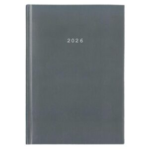 Next ημερολόγιο 2026 basic ημερήσιο δετό γκρι 17x25εκ.  Δυνατότητα εκτύπωσης