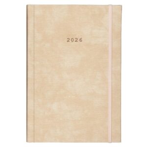 Next ημερολόγιο 2026 bali ημερήσιο δετό μπεζ με λάστιχο 14x21εκ. Δυνατότητα εκτύπωσης