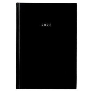 Next ημερολόγιο 2026 basic ημερήσιο δετό μαύρο 17x25εκ.  Δυνατότητα εκτύπωσης