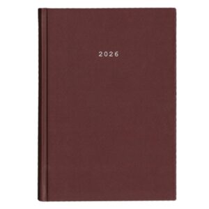 Next ημερολόγιο 2026 classic ημερήσιο δετό μπορντώ 14x21εκ.  Δυνατότητα εκτύπωσης