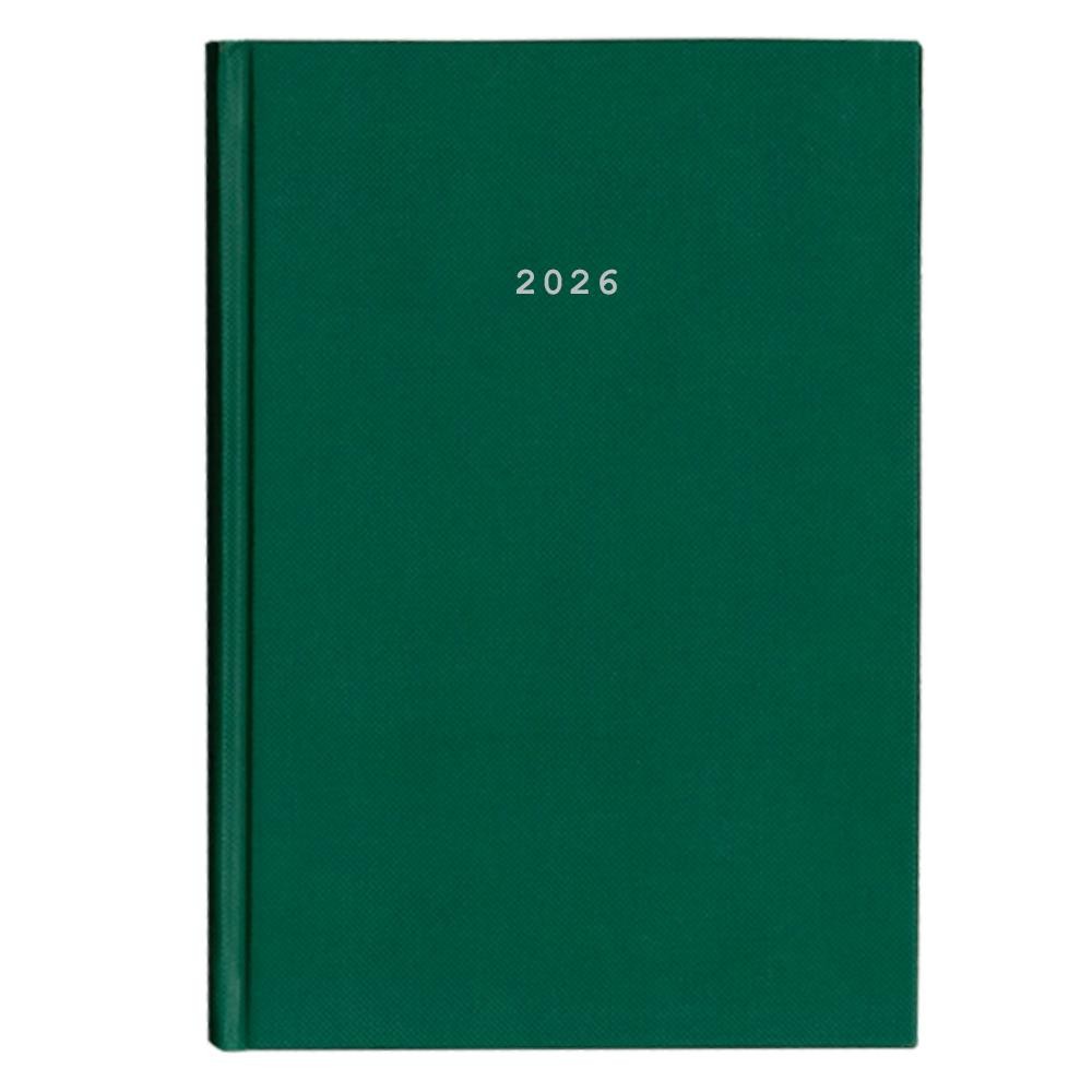 Next ημερολόγιο 2026 classic ημερήσιο δετό πράσινο 14x21εκ. Δυνατότητα εκτύπωσης