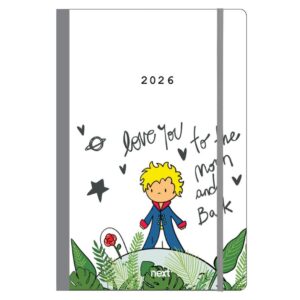 Next ημερολόγιο 2026 Trends Little prince ημερήσιο flexi με λάστιχο 12x17εκ.