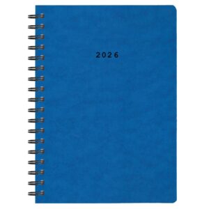 Next ημερολόγιο 2026 πρεσπάν ημερήσιο σπιράλ μπλε 17x25εκ. Δυνατότητα εκτύπωσης
