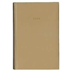 Next ημερολόγιο 2026 metallic ημερήσιο δετό χρυσό 14x21εκ. Δυνατότητα εκτύπωσης