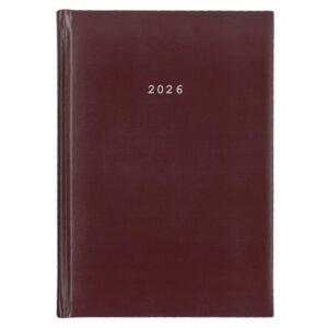 Next ημερολόγιο 2026 basic ημερήσιο δετό μπορντώ 17x25εκ.  Δυνατότητα εκτύπωσης