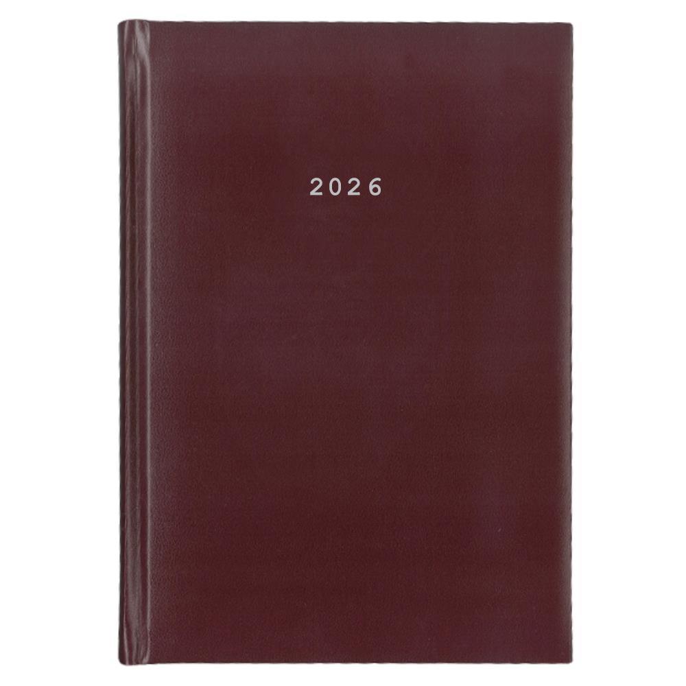 Next ημερολόγιο 2026 basic ημερήσιο δετό μπορντώ 17x25εκ. Δυνατότητα εκτύπωσης