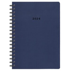 Next ημερολόγιο 2026 classic ημερήσιο σπιράλ μπλε 17x25εκ.  Δυνατότητα εκτύπωσης