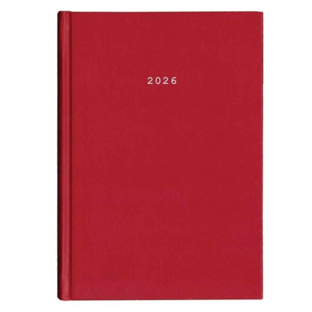 Next ημερολόγιο 2026 classic ημερήσιο δετό κόκκινο 14x21εκ. Δυνατότητα εκτύπωσης