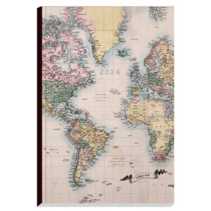 Next ημερολόγιο 2026 Trends World map II ημερήσιο δετό 14x21εκ.