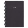 Next ημερολόγιο 2026 classic ημερήσιο σπιράλ μαύρο 14x21εκ.  Δυνατότητα εκτύπωσης