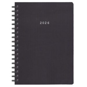 Next ημερολόγιο 2026 classic ημερήσιο σπιράλ μαύρο 14x21εκ.  Δυνατότητα εκτύπωσης