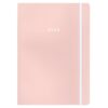 Next ημερολόγιο 2026 Pastel ημερήσιο flexi ροζ με λάστιχο 14x21εκ.