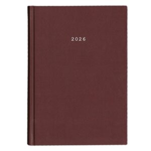 Next ημερολόγιο 2026 classic ημερήσιο δετό μπορντώ 12x17εκ.  Δυνατότητα εκτύπωσης