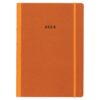 Next ημερολόγιο 2026 Natural ημερήσιο flexi πορτοκαλί με λάστιχο 17x25εκ.  Δυνατότητα εκτύπωσης