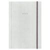 Next ημερολόγιο 2026 fabric ημερήσιο δετό λευκό με λάστιχο 12x17εκ.  Δυνατότητα εκτύπωσης