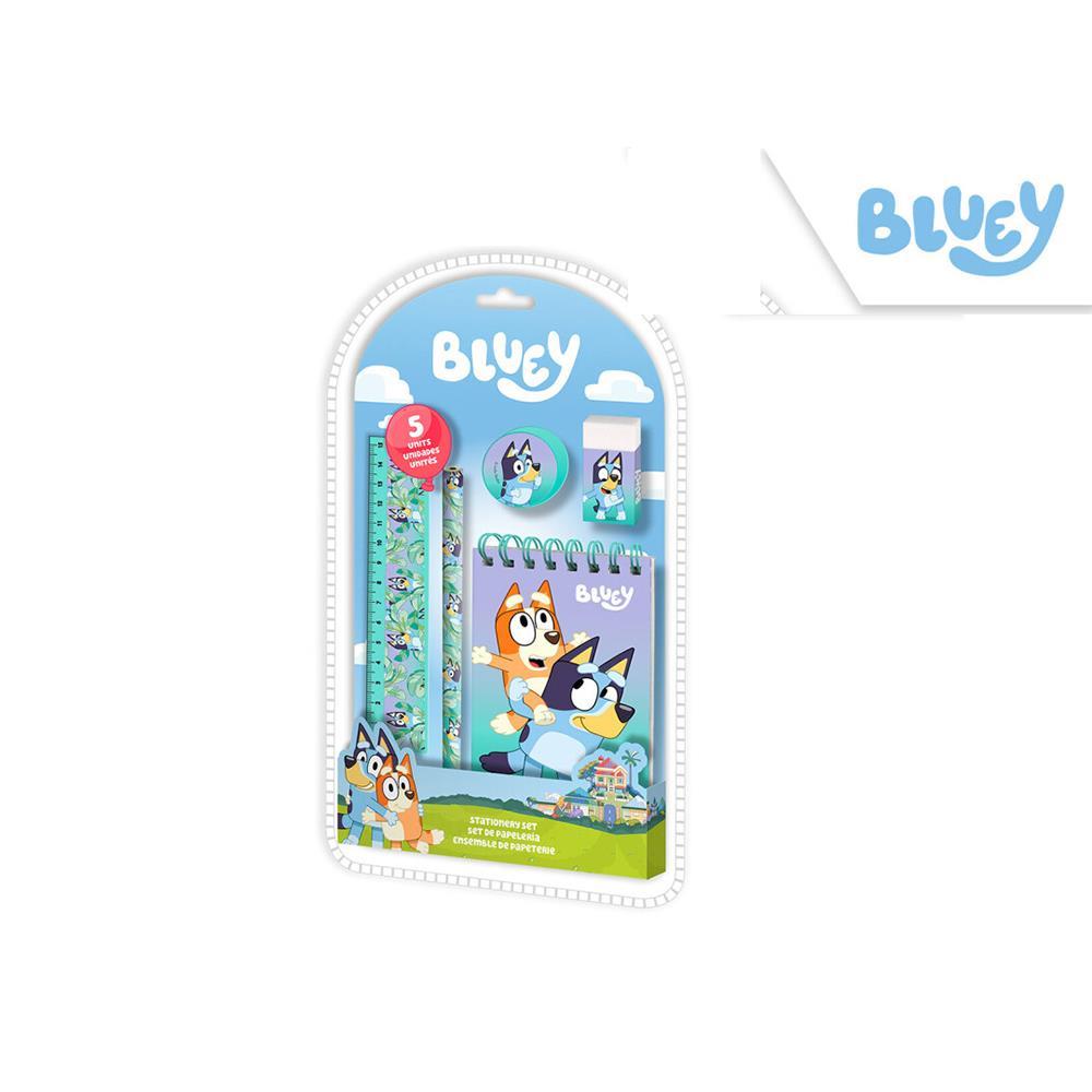 Σχολικό σετ 5 τεμαχίων Bluey 26x15εκ.