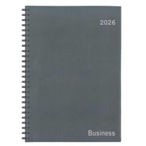 Next ημερολόγιο 2026 business xxl ημερήσιο σπιράλ γκρι 24x34εκ.