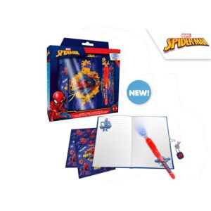 Σετ ημερολόγιο με μαγικό στυλό Spiderman Y23,5x22x5εκ.