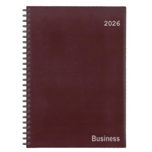 Next ημερολόγιο 2026 business xxl ημερήσιο σπιράλ μπορντώ 24x34εκ.
