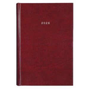 Next ημερολόγιο 2026 skin ημερήσιο δετό μπορντώ 14x21εκ.  Δυνατότητα εκτύπωσης