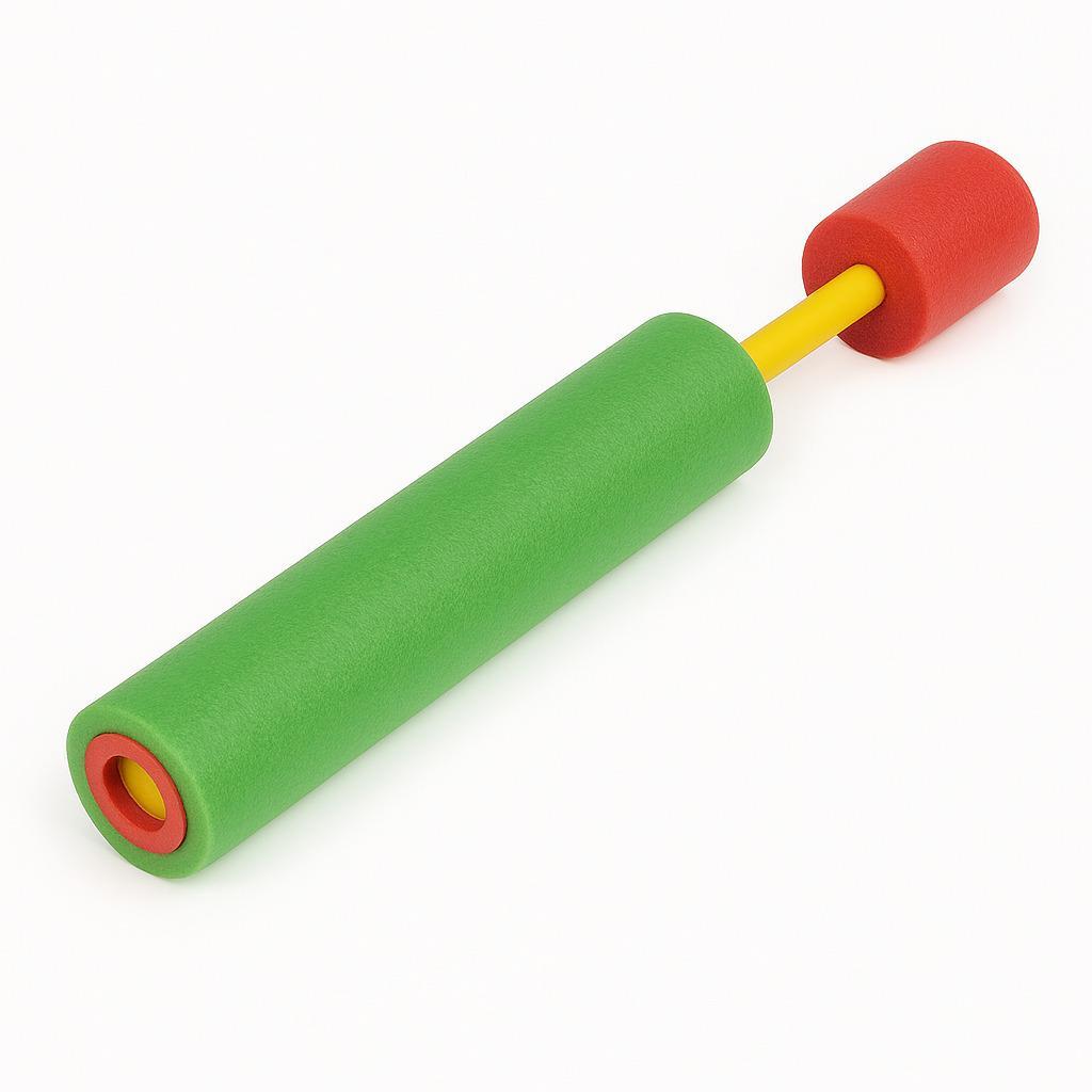 Νεροπίστολο αφρώδες πράσινο-κόκκινο Υ44xØ5εκ.