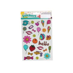 Αυτοκόλλητα 3D φαγητό Υ21x15εκ.