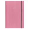 Next ημερολόγιο 2026 fabric ημερήσιο δετό ροζ με λάστιχο 12x17εκ.  Δυνατότητα εκτύπωσης