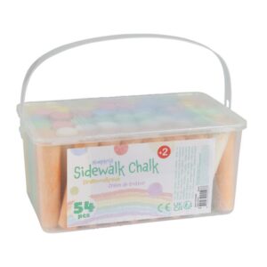 Κιμωλίες πεζοδρομίου χρωματιστές χοντρές 54 τεμάχια XXL Box