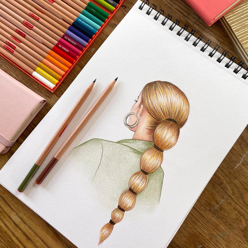 Next Sketch book Mix Media 50 φύλλα 250γρ. 15x21εκ. σκληρό καπάκι σπιράλ - Image 3