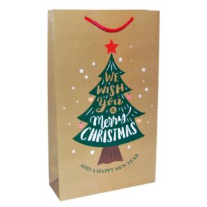 Next χάρτινη τσάντα Christmas tree Υ41x24,5x9εκ