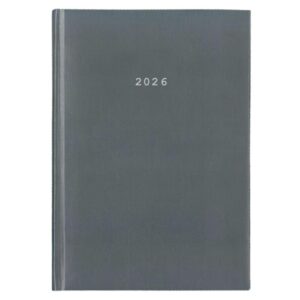 Next ημερολόγιο 2026 basic xl ημερήσιο δετό γκρι  21x29εκ.  Δυνατότητα εκτύπωσης