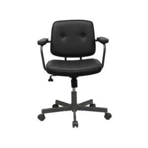 Καρέκλα γραφείου Nextdeco μαύρη Υ77-87x62.5x60,5εκ,