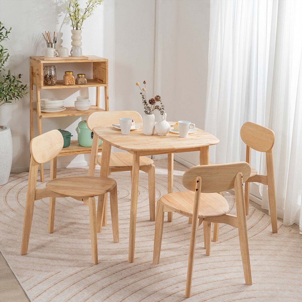 Καρέκλα Nextdeco Natural μασίφ ξύλο Y75,5x44x54εκ. - Image 4