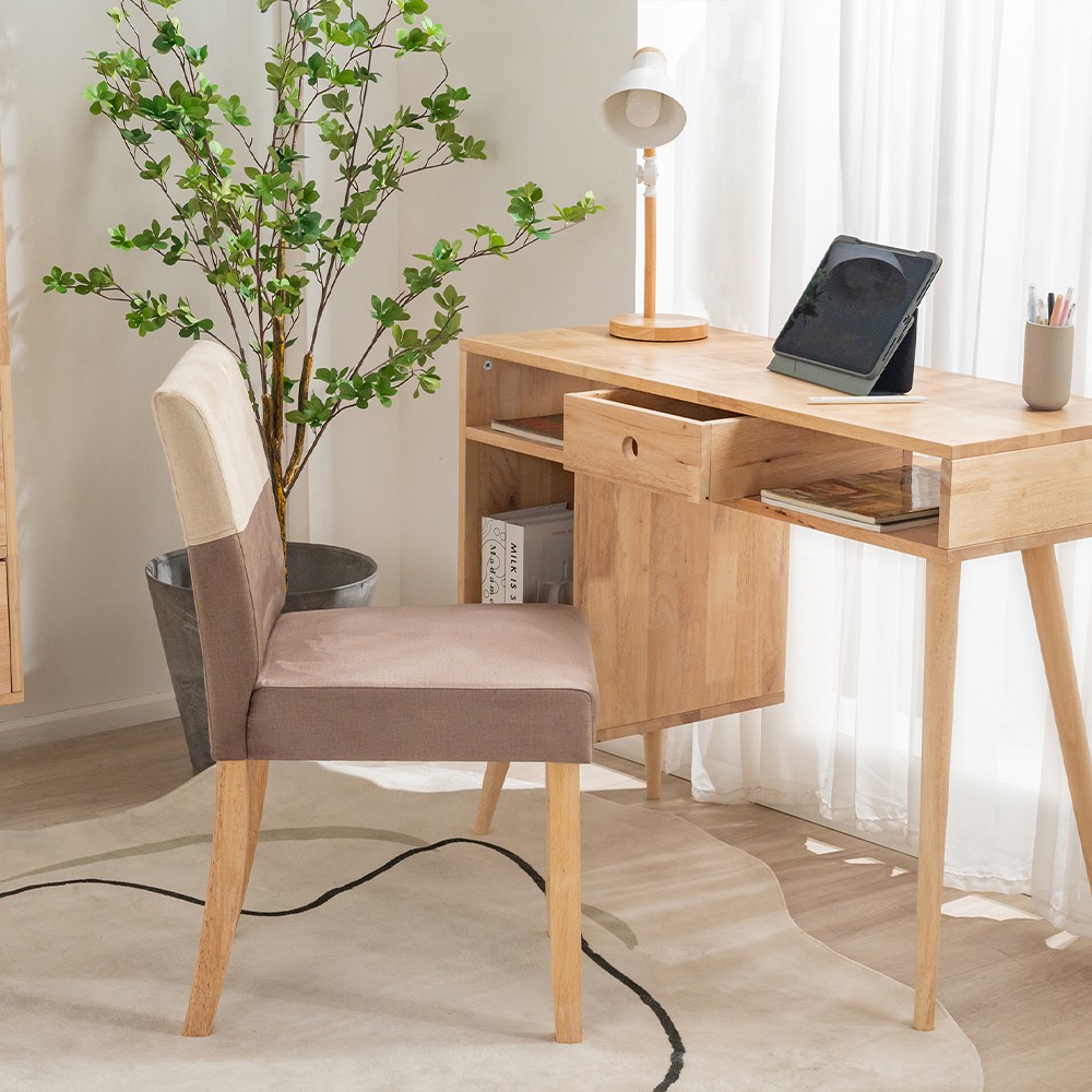 Γραφείο Nextdeco Natural μασίφ ξύλο Υ77x100x40εκ. - Image 2