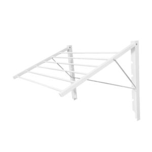 Απλώστρα τοίχου πτυσσόμενη άσπρη Π82x55εκ