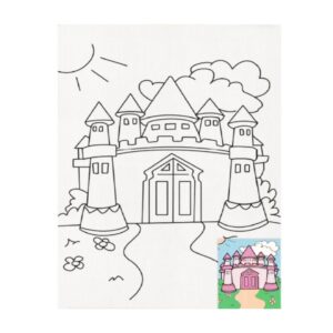 Καμβάς ζωγραφικής με ακρυλικά χρώματα Next κάστρο 20x30εκ.