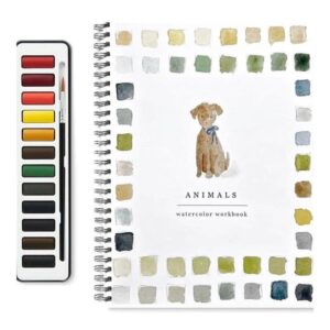 Βιβλίο Ζωγραφικής - χρωματισμού 12  Νερομπογιές 16x24εκ 14 φύλλα