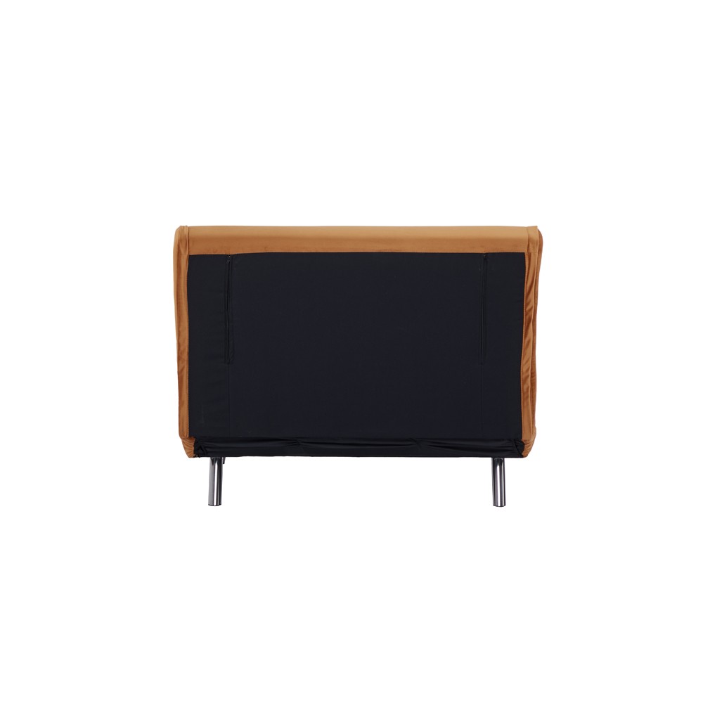 Πολυθρόνα κρεβάτι Nextdeco Berlin σκούρο πορτοκαλί Υ92x100x91εκ. - Image 4