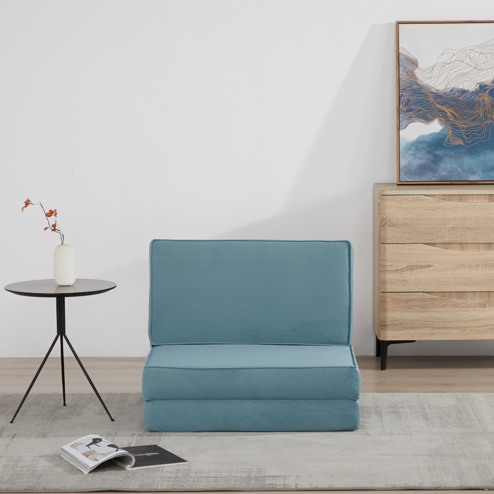 Πολυθρόνα κρεβάτι Nextdeco Flex ανοιχτό μπλε Υ62x74x80εκ. - Image 3