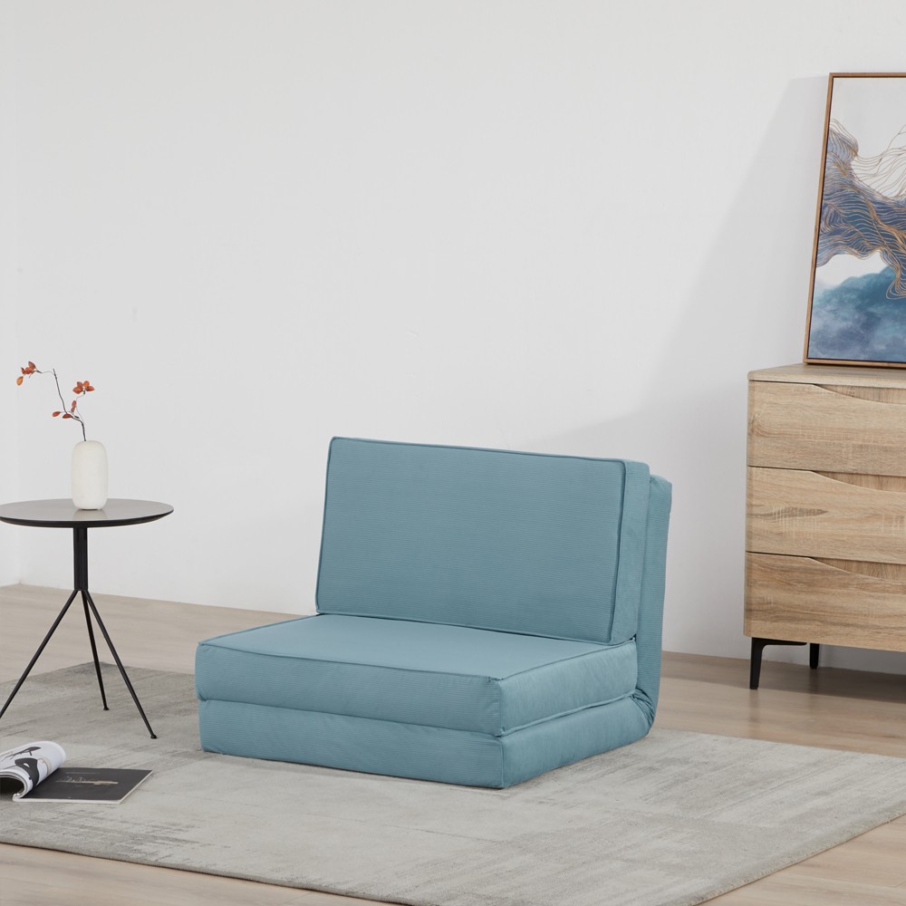 Πολυθρόνα κρεβάτι Nextdeco Flex ανοιχτό μπλε Υ62x74x80εκ. - Image 4